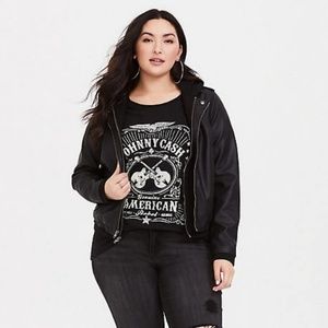 Torrid Johnny Cash graphic tee size 4
